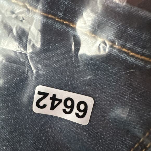 Jacob Davis Jeans Womens Uma Ankle Skinny Dark Wash Midrise Stretch Flaw - Picture 11 of 11